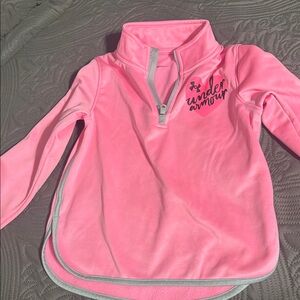 Under Armour Kids Pink Quarter-Zip Sweatshirt